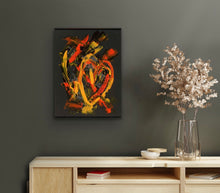 Load image into Gallery viewer, Love Celebration – Original Modern Abstract Heart Painting by Tony Hammer | Hammer Fine Art