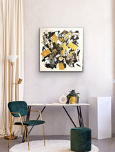 Load image into Gallery viewer, Modern interior with abstract art, table, and chair