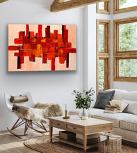 Load image into Gallery viewer, &quot;Geometric&quot; is a Visually Stunning Original Abstract Acrylic Painting on Canvas
