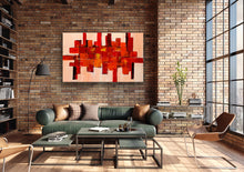 Load image into Gallery viewer, &quot;Geometric&quot; is a Visually Stunning Original Abstract Acrylic Painting on Canvas