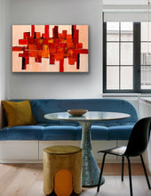 Load image into Gallery viewer, &quot;Geometric&quot; is a Visually Stunning Original Abstract Acrylic Painting on Canvas