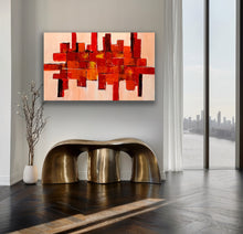 Load image into Gallery viewer, &quot;Geometric&quot; is a Visually Stunning Original Abstract Acrylic Painting on Canvas