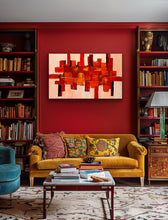 Load image into Gallery viewer, &quot;Geometric&quot; is a Visually Stunning Original Abstract Acrylic Painting on Canvas