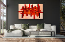 Load image into Gallery viewer, &quot;Geometric&quot; is a Visually Stunning Original Abstract Acrylic Painting on Canvas