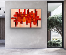 Load image into Gallery viewer, &quot;Geometric&quot; is a Visually Stunning Original Abstract Acrylic Painting on Canvas
