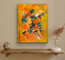 Load image into Gallery viewer, &quot;The Dancers&quot; - A Captivating Original Abstract Acrylic Painting of Intimacy and Passion