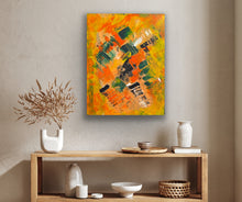 Load image into Gallery viewer, &quot;The Dancers&quot; - A Captivating Original Abstract Acrylic Painting of Intimacy and Passion