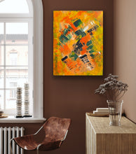 Load image into Gallery viewer, &quot;The Dancers&quot; - A Captivating Original Abstract Acrylic Painting of Intimacy and Passion