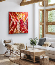 Load image into Gallery viewer, &quot;Fire of Life&quot;: A Captivating Tony Hammer Original Acrylic Artwork on Canvas - 36&quot; x 36&quot;