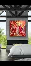 Load image into Gallery viewer, &quot;Fire of Life&quot;: A Captivating Tony Hammer Original Acrylic Artwork on Canvas - 36&quot; x 36&quot;