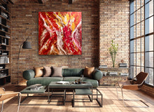 Load image into Gallery viewer, &quot;Fire of Life&quot;: A Captivating Tony Hammer Original Acrylic Artwork on Canvas - 36&quot; x 36&quot;