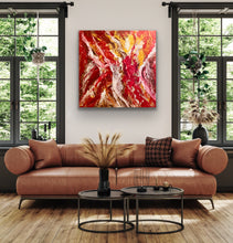 Load image into Gallery viewer, &quot;Fire of Life&quot;: A Captivating Tony Hammer Original Acrylic Artwork on Canvas - 36&quot; x 36&quot;