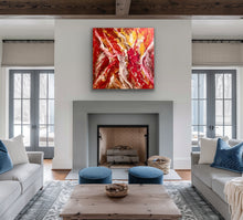 Load image into Gallery viewer, &quot;Fire of Life&quot;: A Captivating Tony Hammer Original Acrylic Artwork on Canvas - 36&quot; x 36&quot;