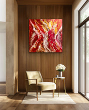 Load image into Gallery viewer, &quot;Fire of Life&quot;: A Captivating Tony Hammer Original Acrylic Artwork on Canvas - 36&quot; x 36&quot;