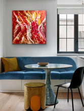 Load image into Gallery viewer, &quot;Fire of Life&quot;: A Captivating Tony Hammer Original Acrylic Artwork on Canvas - 36&quot; x 36&quot;