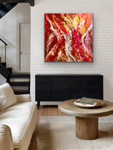 Load image into Gallery viewer, &quot;Fire of Life&quot;: A Captivating Tony Hammer Original Acrylic Artwork on Canvas - 36&quot; x 36&quot;