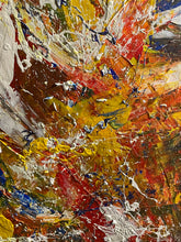 Load image into Gallery viewer, Abstract painting with a mix of colors and textures