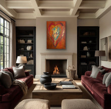 Load image into Gallery viewer, "Passionate Heart" | Original Modern Abstract 48x30 | Tony Hammer