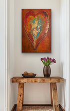 Load image into Gallery viewer, "Passionate Heart" | Original Modern Abstract 48x30 | Tony Hammer