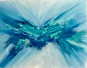 "Blue Angel" Decorative Art on Canvas - Hammer Time Art