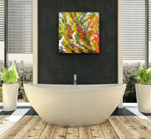 Load image into Gallery viewer, &quot;Starburst Floral&quot; Original Painting on Canvas - Hammer Time Art