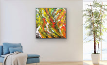 Load image into Gallery viewer, &quot;Starburst Floral&quot; Original Painting on Canvas