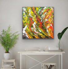 Load image into Gallery viewer, &quot;Starburst Floral&quot; Original Painting on Canvas - Hammer Time Art